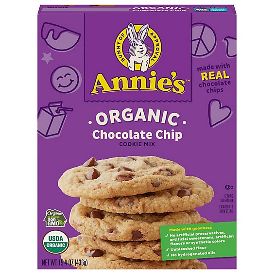 Annies Homegrown Cookie Mix Organic Chocolate Chip - 15.4 Oz