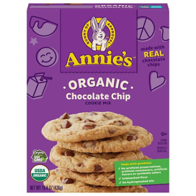 Annies Homegrown Cookie Mix Organic Chocolate Chip - 15.4 Oz