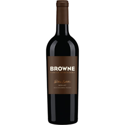 Browne Family Vineyards Merlot Columbia Valley - 750 Ml - Image 1