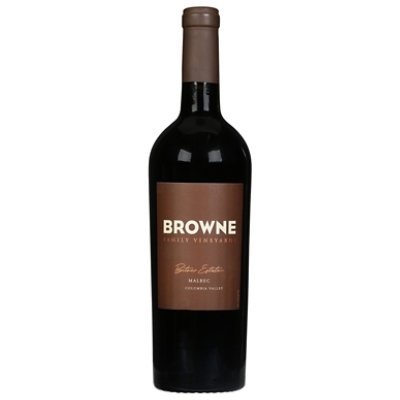 Browne Family Vineyards Malbec Columbia Valley - 750 Ml - haggen
