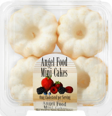 Olsons Baking Company Angel Food Mini Cakes - 6.5 Oz.