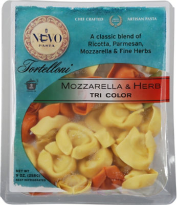 Tortelloni Mozzarella & Herb Tri-Colore - 9 Oz - Image 2