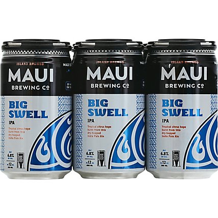 Maui Big Swell India Pale Ale Cans - 6-12 Fl. Oz. - Image 2