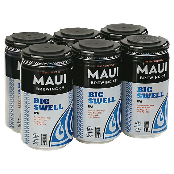 Maui Big Swell India Pale Ale Cans - 6-12 Fl. Oz.