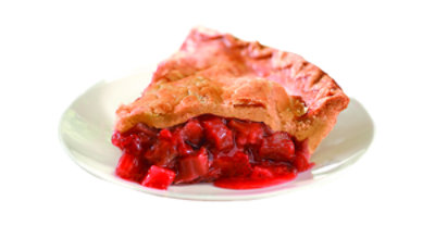 Bakery Pie Strawberry Rhubarb 1/4 - Each (610 Cal)