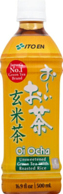 Itoen Oi Ocha Unsweetened Green Tea With Roasted Rice - 16.9 Fl. Oz. - Image 2