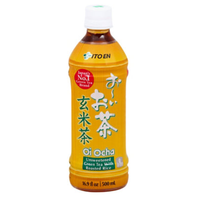 Itoen Oi Ocha Unsweetened Green Tea With Roasted Rice - 16.9 Fl. Oz.
