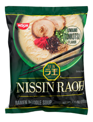 Nissin Ra Oh Umami Tonkotsu Flavor - 3.53 Oz - Image 1