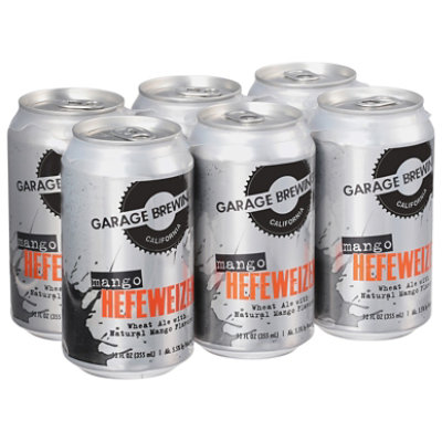 Garage Brewing Mango Hefe In Cans - 6-12 Fl. Oz. - vons