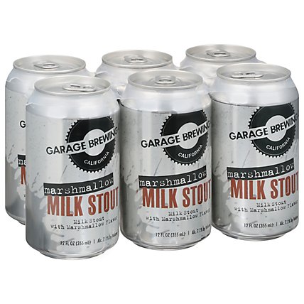 Garage Brewing Marshmallow Milk Stout In Cans - 6-12 Fl. Oz. - Image 1