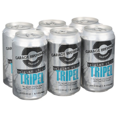 Garage Brewing Belgian Tripel In Cans - 6-12 Fl. Oz.