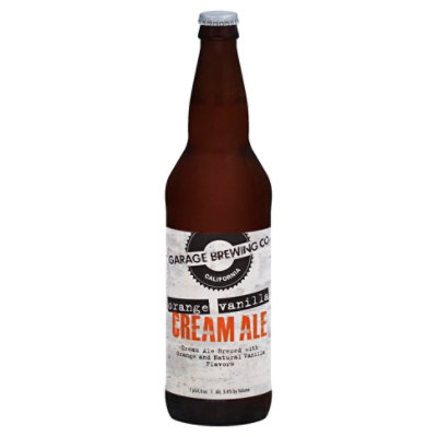 Garage Brewing Orange Vanilla Cream Ale In Bottles - 22 Fl. Oz.