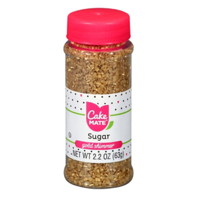 Cake Mate Cupcake Gems Decorating Glitter Gold - 2.2 Oz - Image 3