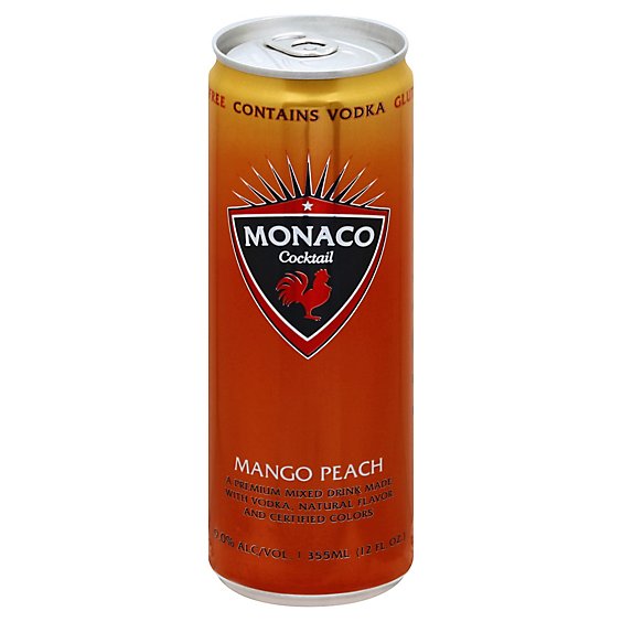 Monaco Mango Peach Wine - 12 Fl. Oz.