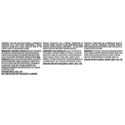 Ferrero Collection Assorted Hazelnut Milk Chocolate Dark Chocolate & Coconut 12 Count - 4.6 Oz - Image 3