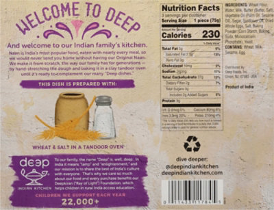 Deep Indian Kitchen Tandoori Naan - 8 Oz - Image 6