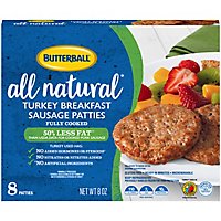 Butterball All Natural Sausage Turkey Breakfast Patties - 8 Oz - Image 3