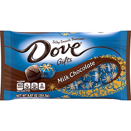 DOVE PROMISES Holiday Gifts Christmas Assortment Milk Chocolate Candy Bag - 8.87 Oz - Image 1