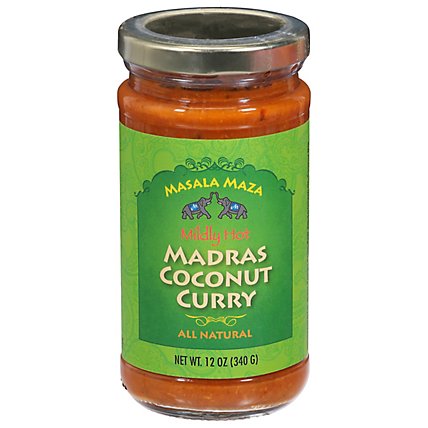 Masala Maza Madras Coconut Curry Sauce - 12 Oz - Image 1