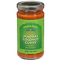Masala Maza Madras Coconut Curry Sauce - 12 Oz - Image 1