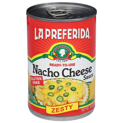 La Preferida Sauce Ready-To-Use Nacho Cheese Zesty Can - 15 Oz - Image 3