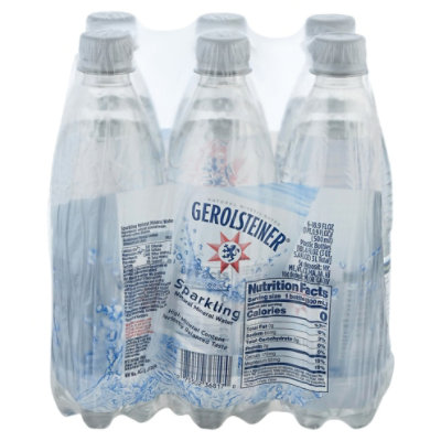 Gerolsteiner Mineral Water Sparkling - 6-16.9 Fl. Oz. - Image 1