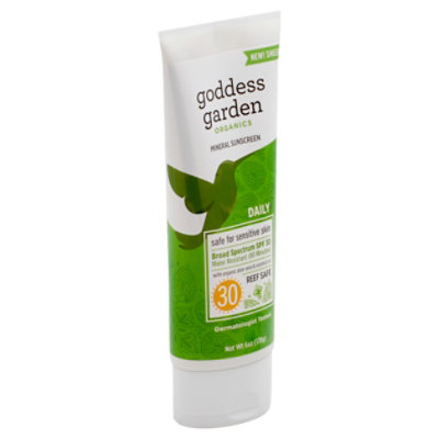 Goddess Garden Organics Sunscreen Natural Everyday Broad Spectrum SPF 30 - 6 Oz