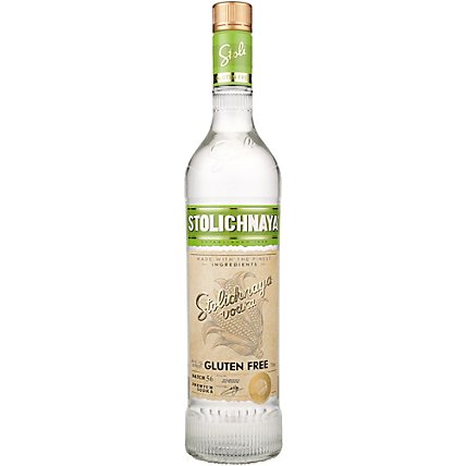 STOLICHNAYA Vodka Premium Gluten Free The Original 80 Proof - 750 Ml - Image 1