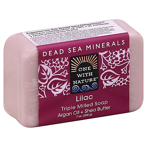 One With Nature Soap Bar Lilac - 7 Oz