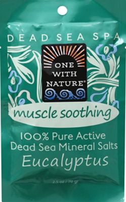 One With Nature Bath Salt Eucalyptus - 2.5 Oz - Image 1