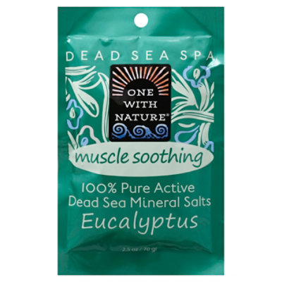 One With Nature Bath Salt Eucalyptus - 2.5 Oz - Image 1