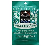 One With Nature Bath Salt Eucalyptus - 2.5 Oz