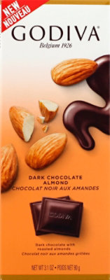 Godiva Chocolate Dark Chocolate Almond - 3.1 Oz - Image 2