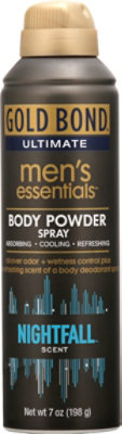Gold Bond Ultimate Mens Essentials Spray Body Powder Nightfall Scent - 7 Oz - Image 2