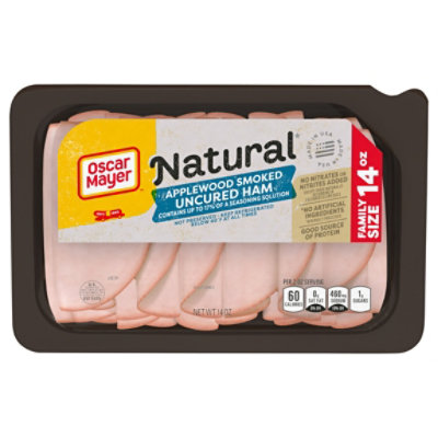 Oscar Mayer Natural Ham Applewood Smoked - 14 Oz
