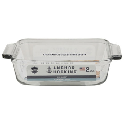 Anchor Baking Dish Glass Square Cake Quart Each safeway