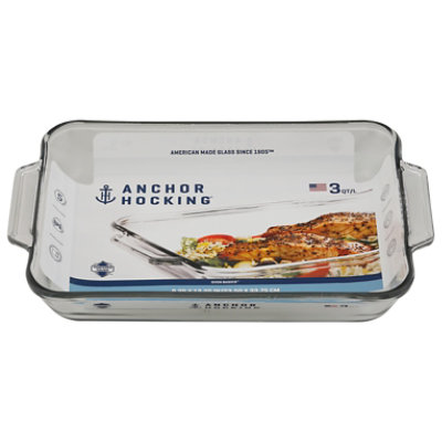 Anchor Hocking Qt Casserole Dish Size Anchor Baking Dish Glass