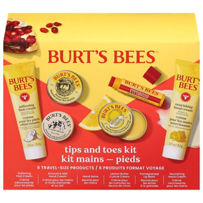 Burts Bees Tips and Toes Kit - Each - Image 2