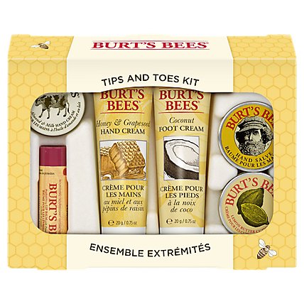 Burts Bees Tips and Toes Kit - Each - Image 1