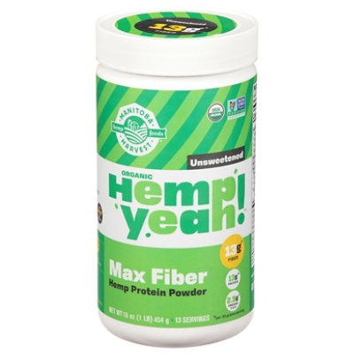 Hemp Prtn Pwdr Pro Fiber Org - 16 Oz - Image 3