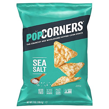 PopCorners Popped Corn Chips Crispy & Crunchy Salt Of The Earth - 7 Oz - Image 1