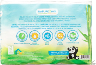 NatureZway Bathroom Tissue Bamboo 2-Ply Wrapper - 6 Roll - Image 4