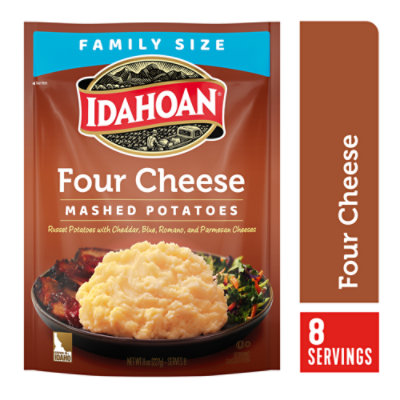 Idahoan Four Cheese Mashed Potatoes Family Size Pouch - 8 Oz - Image 1