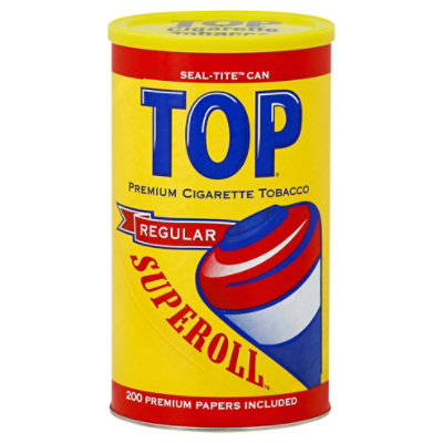TOP Superoll Cigarette Tobacco Regular Can - 3.5 Oz - Image 1