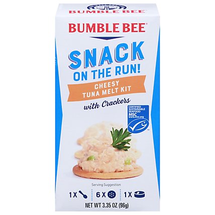 Bumble Bee Snack On The Run with Crackers Tuna Melt Cheesy - 3.35 Oz - Image 3