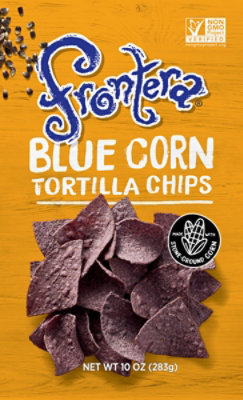 Frontera Tortilla Chips Indigo Blue Corn - 10 Oz - Image 2