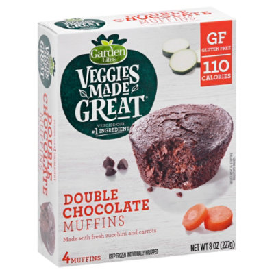 Garden Lites Muffins Chocolate Individually Wrapped 4 Count Safeway
