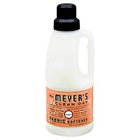 Mrs. Meyers Clean Day Liquid Fabric Softener Geranium Scent 32 ounce bottle - Image 1