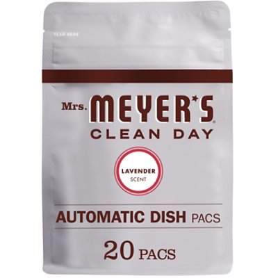 Mrs. Meyers Clean Day Automatic Dish Packs Lavender Dishwasher Pods 20 pods - Image 3