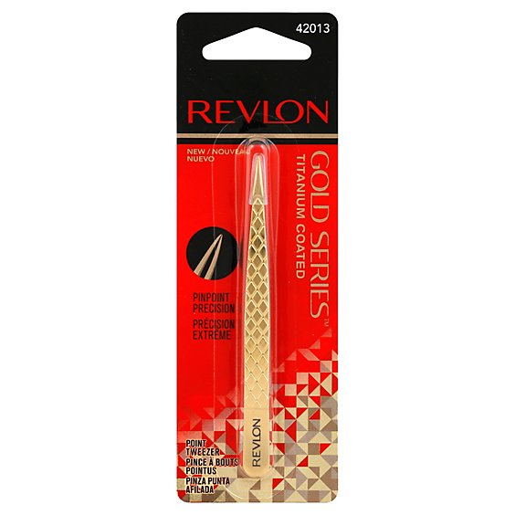 Revlon Gold Point Tweezers - Each